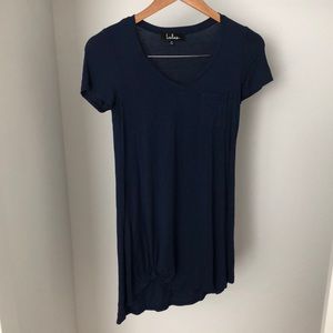 Navy tshirt dress